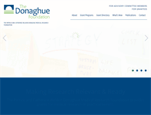 Tablet Screenshot of donaghue.org